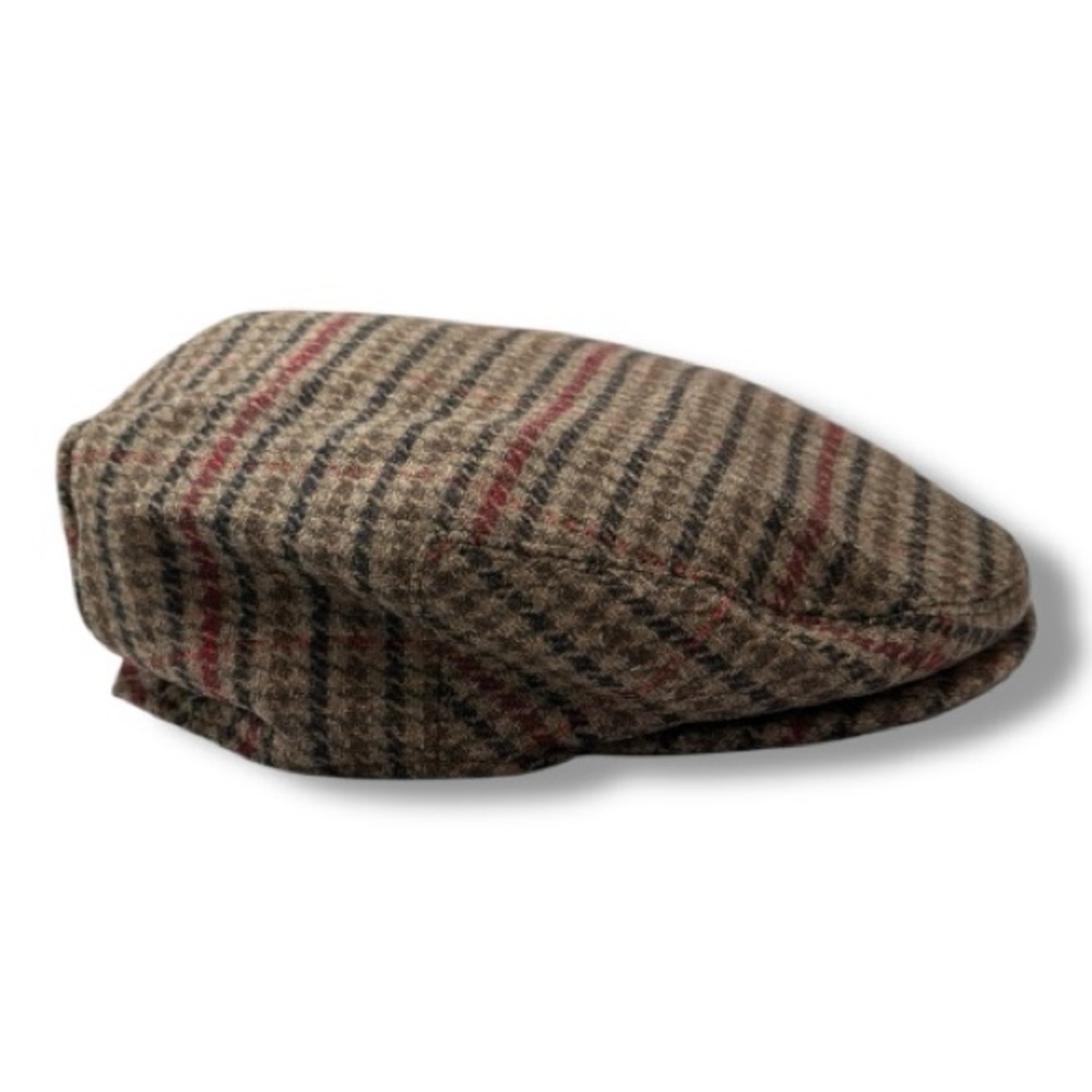 Feinion Men's Irish Wool Harris Tweed Newsboy Cap sz 7 1/4